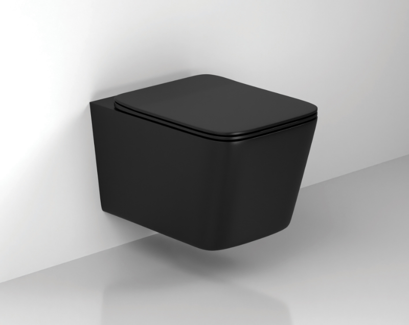 SQUARE WALLHUNG (CHARCOAL BLACK)